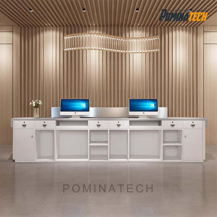 quay le tan thiet ke sang trong thiet ke chac chan ben bi Quầy Lễ Tân Sang Trọng, Thiết Kế Chắc Chắn, Bền Bỉ