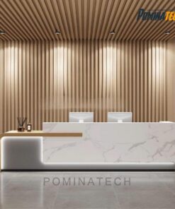 Quầy Lễ Tân Văn Phòng Gỗ MDF – Đẹp, Bền, Giá Tốt