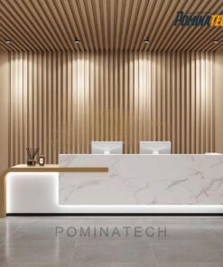 Quầy Lễ Tân Văn Phòng Gỗ MDF – Đẹp, Bền, Giá Tốt