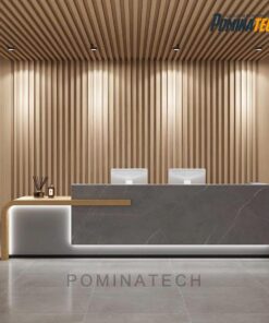 Quầy Lễ Tân Văn Phòng Gỗ MDF – Đẹp, Bền, Giá Tốt