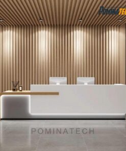 Quầy Lễ Tân Văn Phòng Gỗ MDF – Đẹp, Bền, Giá Tốt