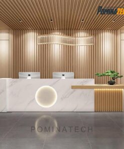 Quầy Lễ Tân Văn Phòng Gỗ MDF Sang Trọng, Hiện Đại – Thiết Kế Tinh Tế, Độ Bền Cao