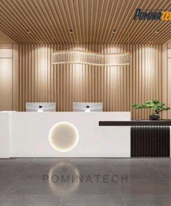 Quầy Lễ Tân Văn Phòng Gỗ MDF Sang Trọng, Hiện Đại – Thiết Kế Tinh Tế, Độ Bền Cao