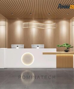 Quầy Lễ Tân Văn Phòng Gỗ MDF Sang Trọng, Hiện Đại – Thiết Kế Tinh Tế, Độ Bền Cao