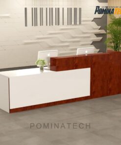 Quầy Lễ Tân Văn Phòng Hiện Đại Gỗ Công Nghiệp – Thiết Kế Sang Trọng, Giá Tốt