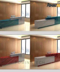 Quầy Lễ Tân Văn Phòng Hiện Đại Gỗ Công Nghiệp – Thiết Kế Sang Trọng, Giá Tốt