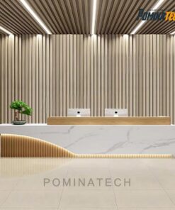 Quầy Tiếp Tân Gỗ MDF Cao Cấp Cho Văn Phòng – Thiết Kế Đẹp, Tinh Tế, Hiện Đại