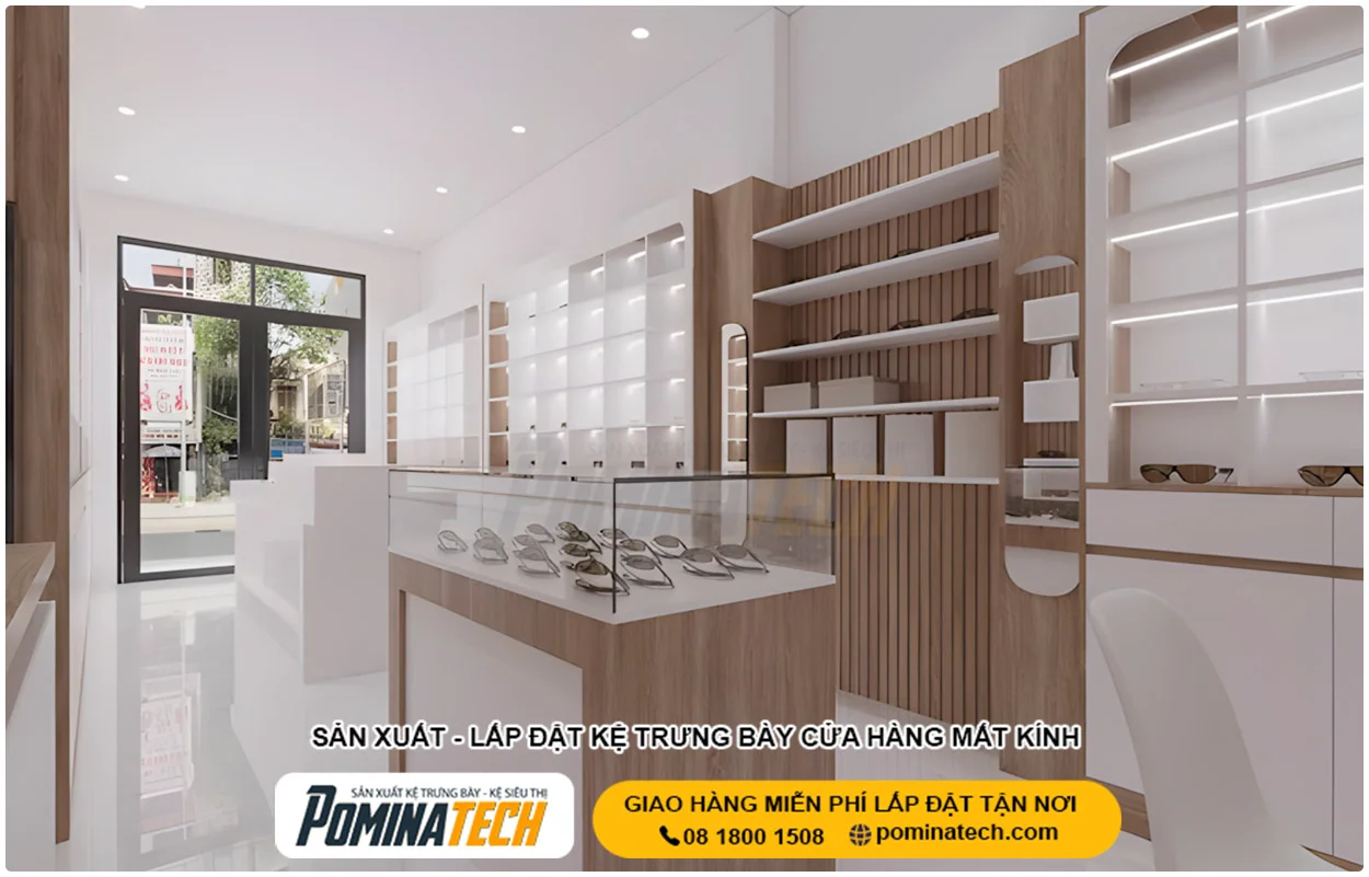 Thiết Kế Cửa Hàng Mắt Kính Đẹp Giúp Tăng Nhận Diện Thương Hiệu