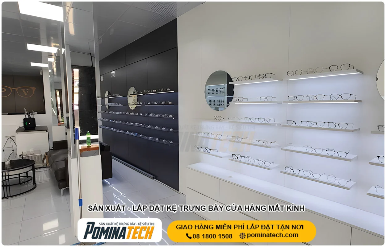 Thiết Kế Cửa Hàng Mắt Kính Hiện Đại, Sang Trọng Và Thu Hút Khách