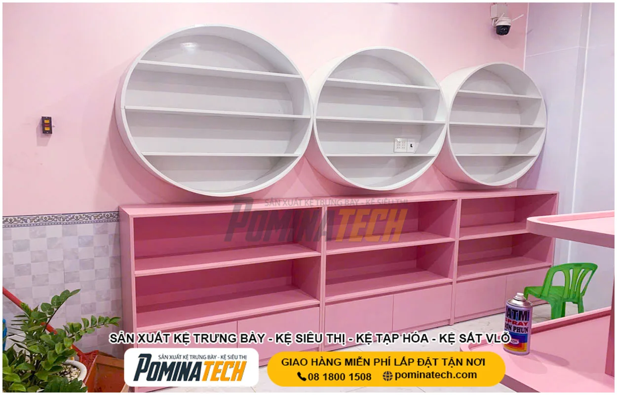 Thiết Kế Cửa Hàng Phụ Kiện Trọn Gói Từ Kệ Đến Thi Công