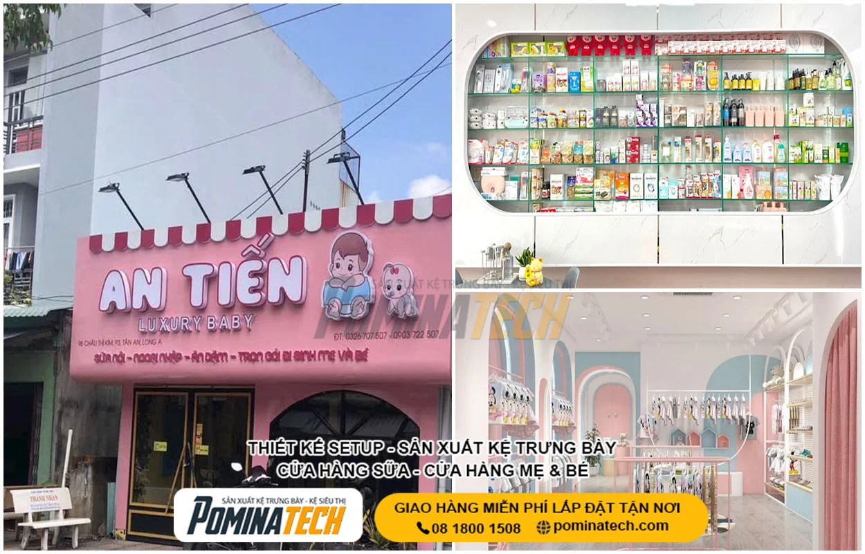 Thiết Kế Cửa Hàng Sữa Tối Ưu Diện Tích, Tăng Hiệu Quả Bán Hàng