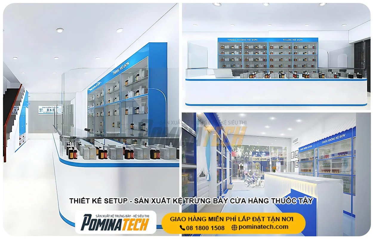 Thiết Kế Cửa Hàng Thuốc Tây Khoa Học Giúp Tăng Hiệu Quả Kinh Doanh