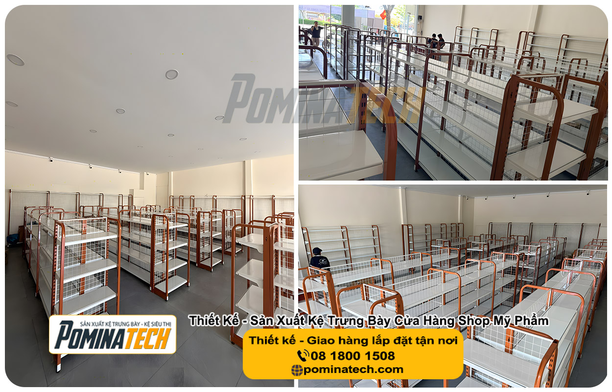 Thiết kế Decor Shop Mỹ Phẩm Tại An Minh An Giang