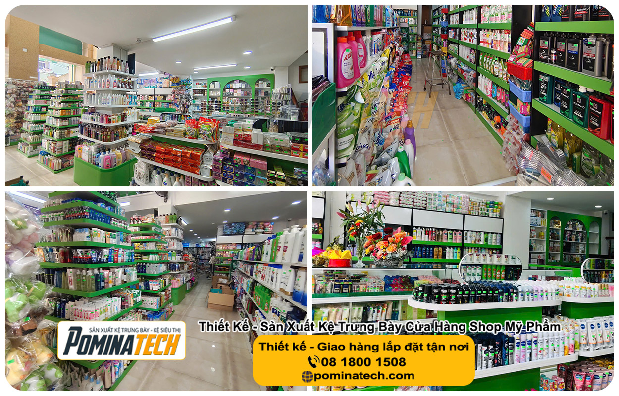 Thiết kế Decor Shop Mỹ Phẩm Tại Gò Quao An Giang