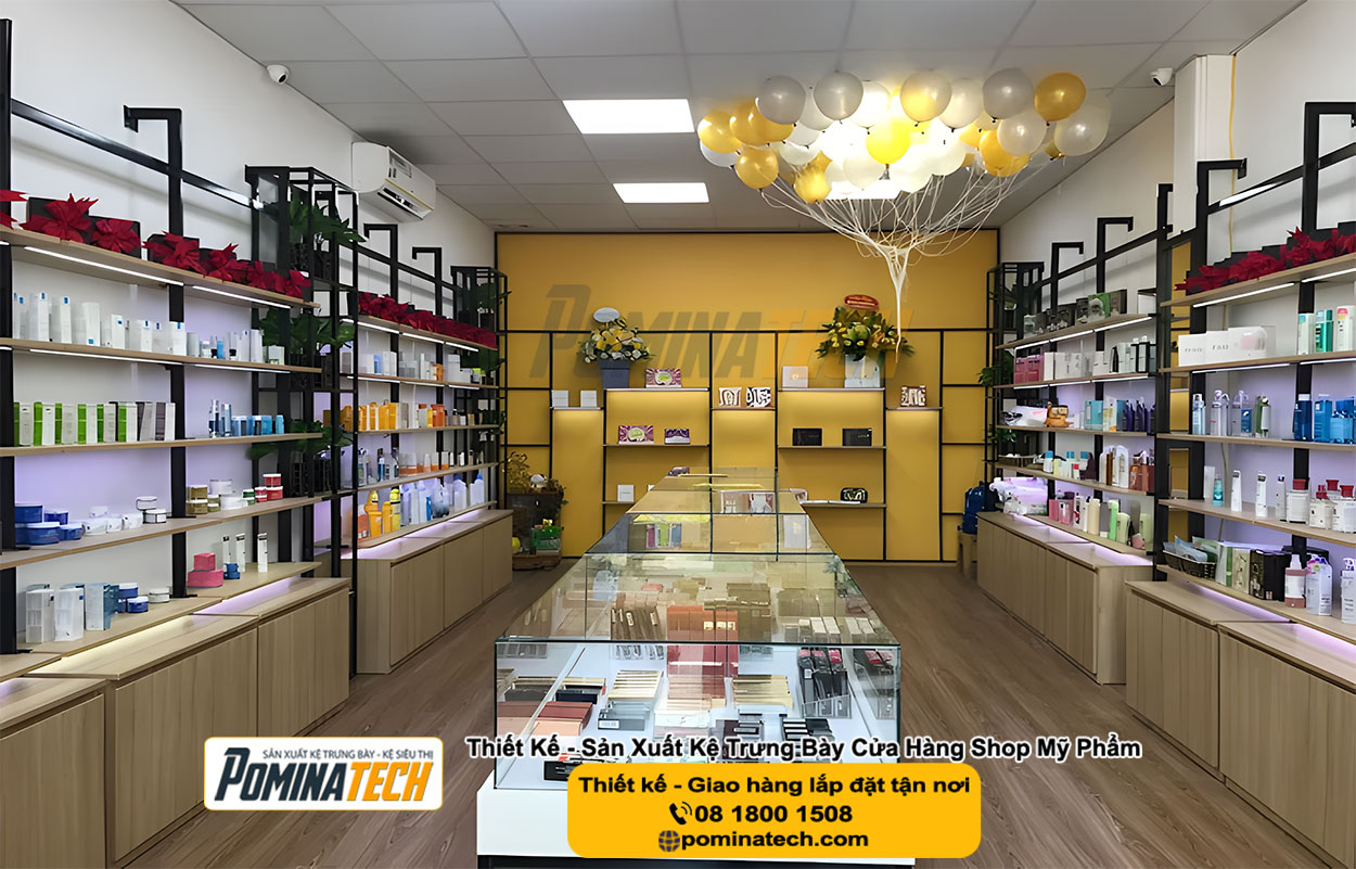 Thiết kế Decor Shop Mỹ Phẩm Tại Gò Quao An Giang