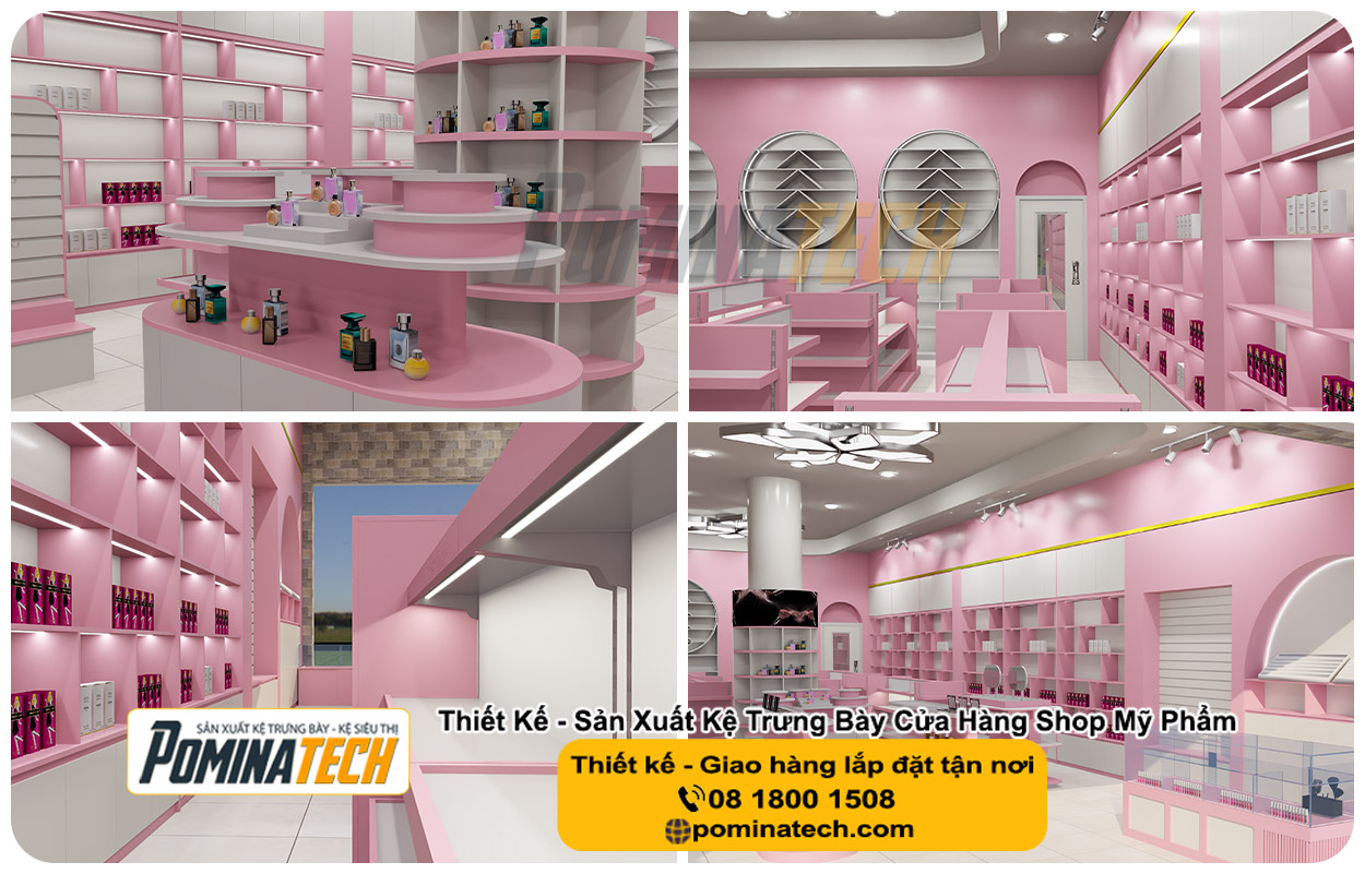 Thiết kế Decor Shop Mỹ Phẩm Tại P. Bình Thủy Tp. Cần Thơ