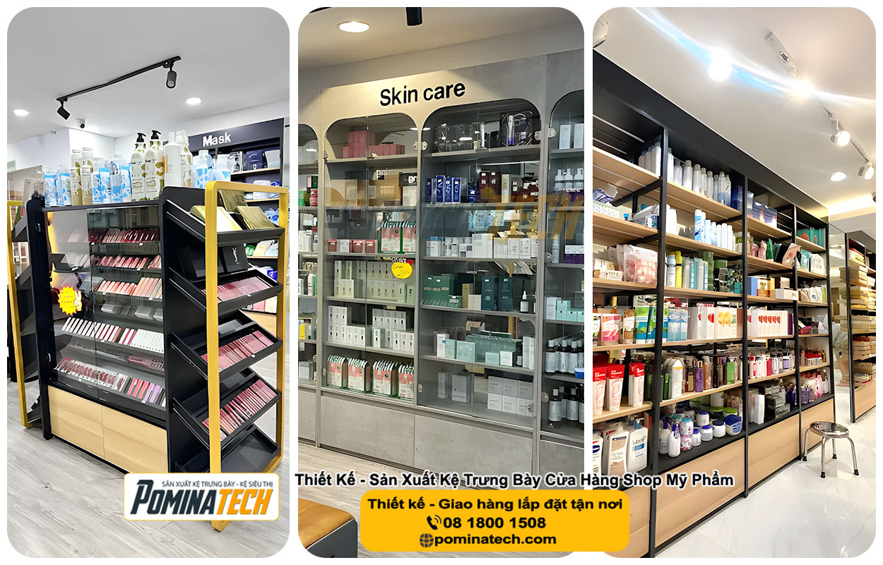 Thiết kế Decor Shop Mỹ Phẩm Tại P. Đại Thành Tp. Cần Thơ