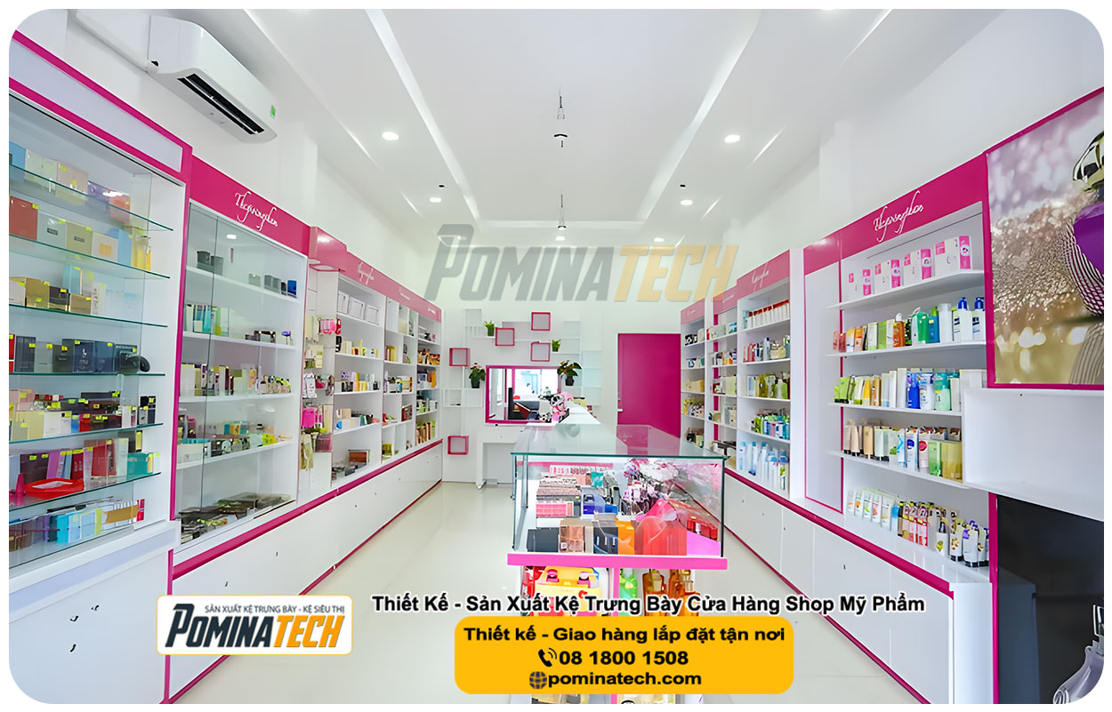 Thiết kế Decor Shop Mỹ Phẩm Tại P. Phú Lợi Tp. Cần Thơ