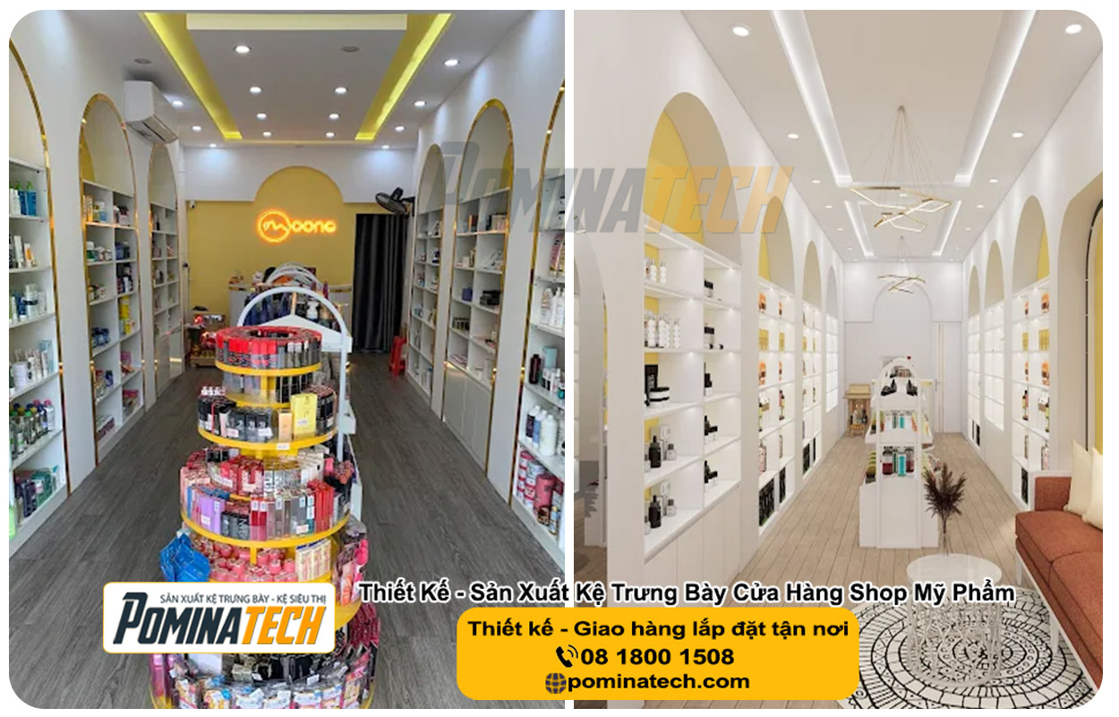Thiết kế Decor Shop Mỹ Phẩm Tại P. Thốt Nốt Tp. Cần Thơ