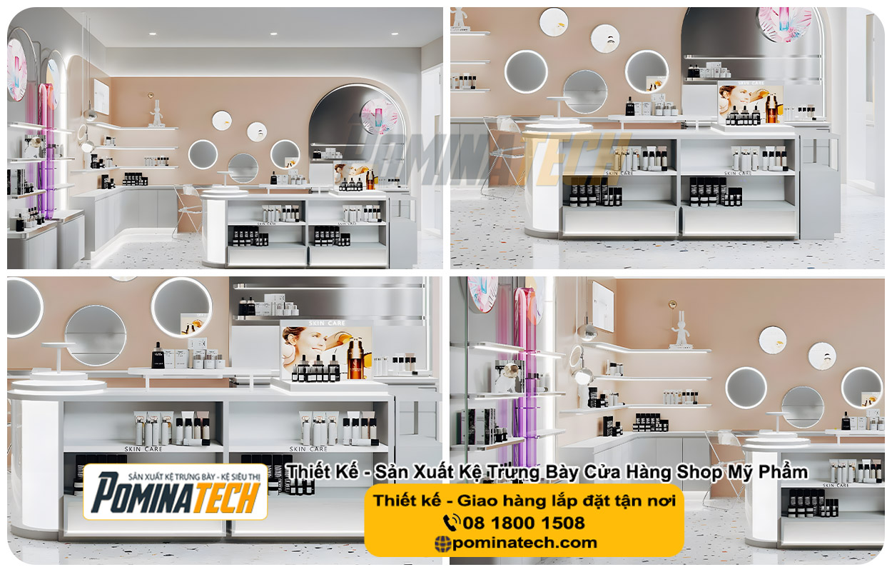 Thiết kế Decor Shop Mỹ Phẩm Tại P. Vị Thanh Tp. Cần Thơ