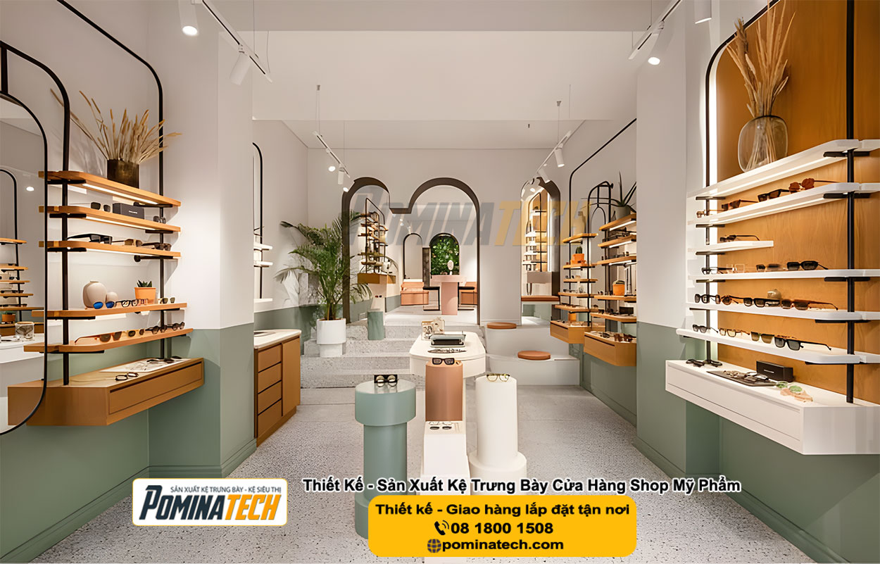 Thiết kế Decor Shop Mỹ Phẩm Tại Phú Quốc An Giang