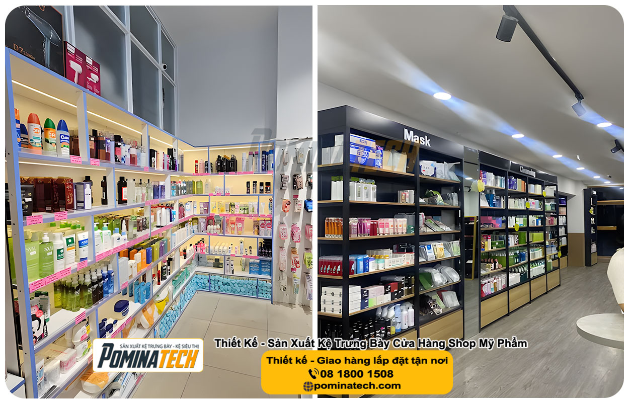 Thiết kế Decor Shop Mỹ Phẩm Tại Phú Quốc An Giang