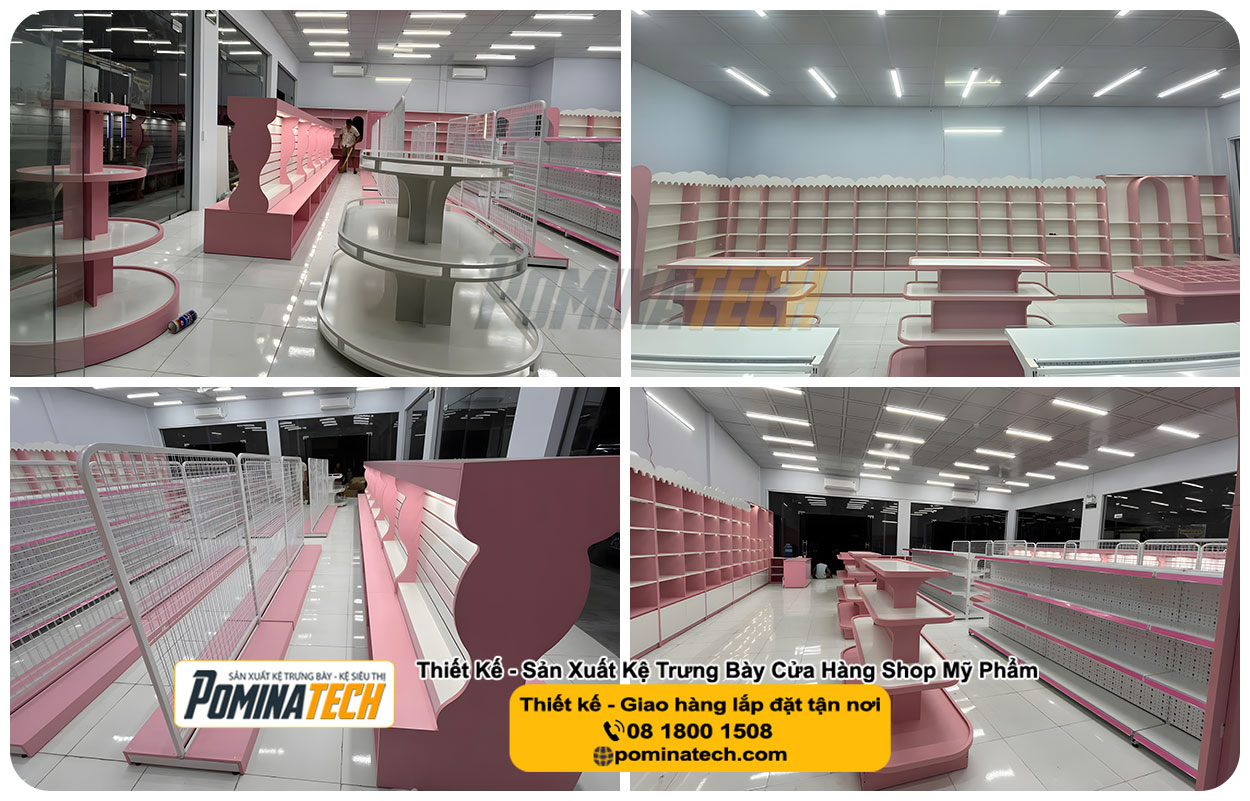 Thiết kế Decor Shop Mỹ Phẩm Tại Vĩnh Hanh An Giang