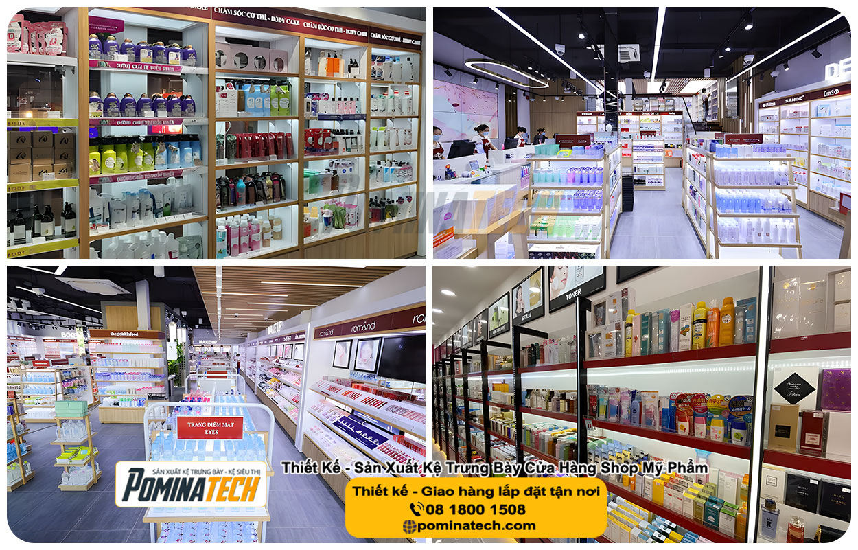 Thiết kế Decor Shop Mỹ Phẩm Tại Vĩnh Xương An Giang