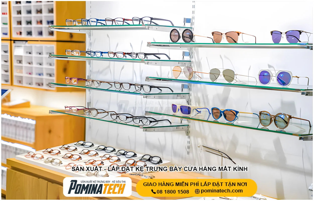 Thiết Kế – Thi Công Cửa Hàng Mắt Kính Tiết Kiệm, Hiệu Quả