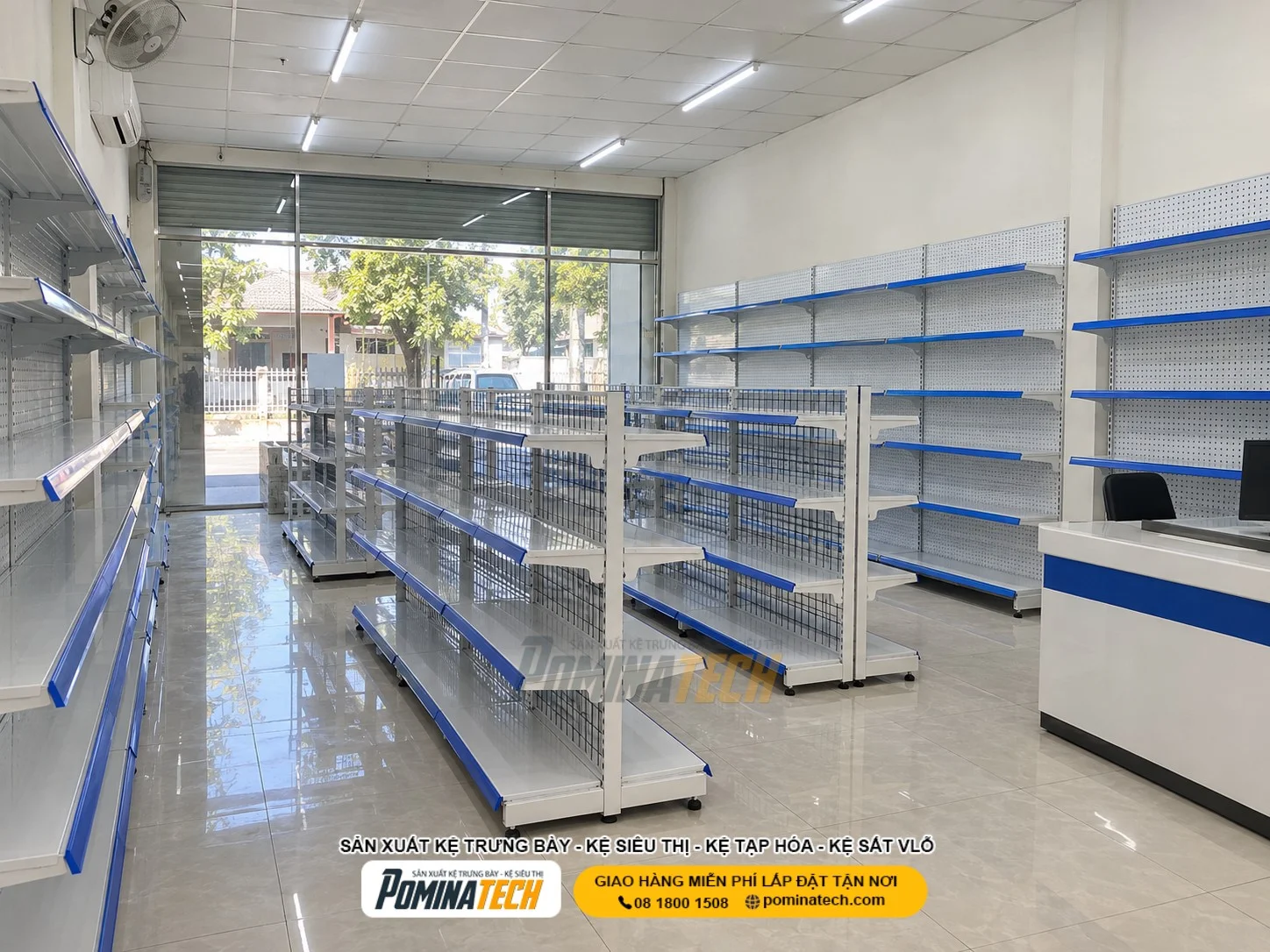 Top Mẫu Kệ Siêu Thị Mini Được Nhiều Cửa Hàng Lựa Chọn