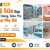 Top Mẫu Kệ Sữa Đẹp Cho Cửa Hàng, Siêu Thị Và Shop Mẹ Bé 2027