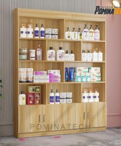 Tủ Gỗ MDF Trưng Bày Mỹ Phẩm – Sang Trọng, Tiện Lợi, Dễ Lắp Đặt