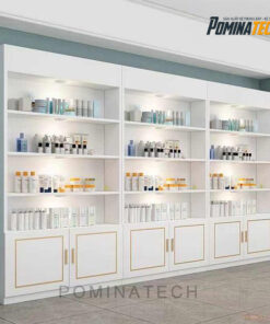 Tủ Kệ Trưng Bày Gỗ MDF Cao Cấp – Thiết Kế Sang Trọng, Tích Hợp Đèn LED