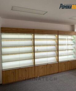 Tủ Trưng Bày Điện Thoại Gỗ MDF – Kiểu Dáng Hiện Đại, Bền Bỉ Cho Cửa Hàng