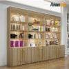 Tủ Trưng Bày Gỗ MDF Cao Cấp – Đèn LED Chiếu Sáng, Thiết Kế Sang Trọng Cho Cửa Hàng, Showroom
