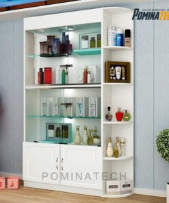 Tủ Trưng Bày Gỗ MDF Cao Cấp - Thiết Kế Sang Trọng, Đèn LED Chiếu Sáng