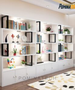 Tủ Trưng Bày Mỹ Phẩm Gỗ MDF – Kệ Sáng Tạo, Tiện Ích Cho Mặt Hàng Cửa Hàng