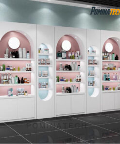 Tủ Trưng Bày Gỗ MDF Sang Trọng, Thiết Kế Hiện Đại Với Đèn LED