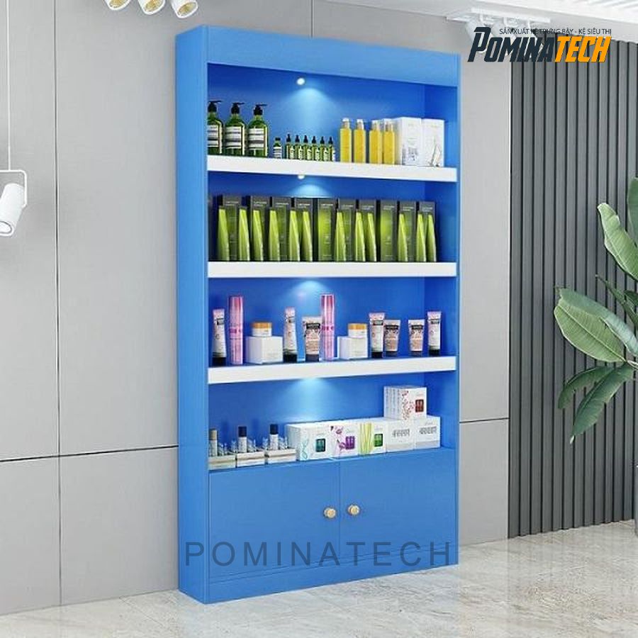 tu trung bay san pham co den led Tủ Trưng Bày Sản Phẩm Có Đèn LED – Gỗ MDF Chống Ẩm, Độ Bền Cao