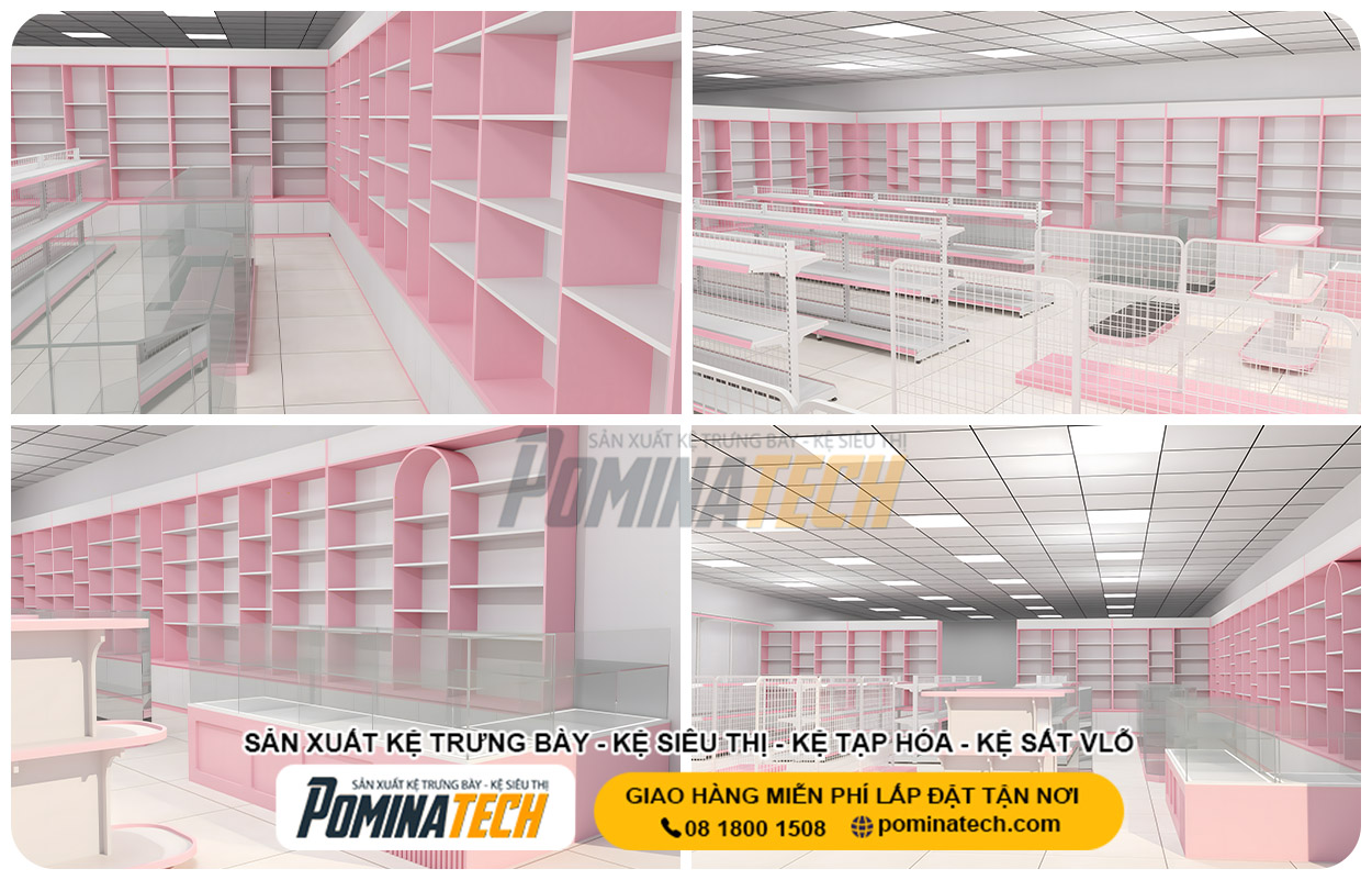 Xưởng Sản Xuất Kệ Trưng Bày Tại Gia Lai Uy Tín Giá Rẻ