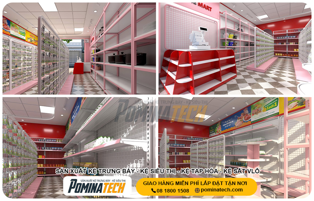 Xưởng Sản Xuất Kệ Trưng Bày Tại P. An Phú Đông Tp. HCM Uy Tín Giá Rẻ