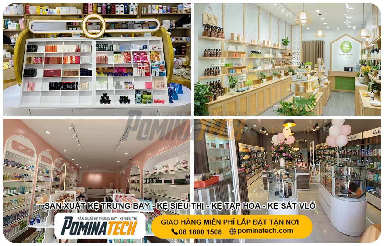 Xưởng Sản Xuất Kệ Trưng Bày Tại P. Bà Rịa Tp. HCM Uy Tín Giá Rẻ