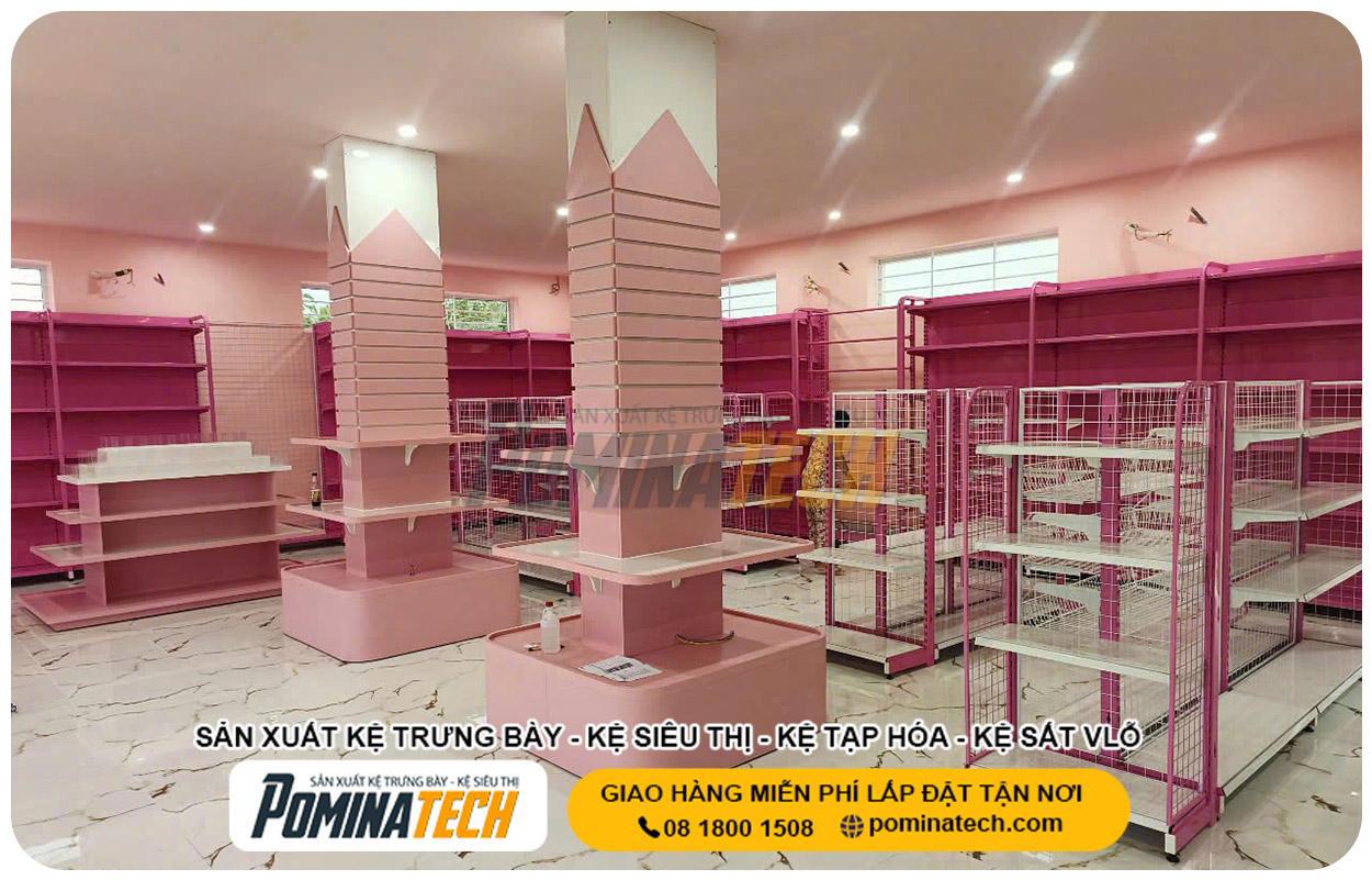 Xưởng Sản Xuất Kệ Trưng Bày Tại P. Bà Rịa Tp. HCM Uy Tín Giá Rẻ