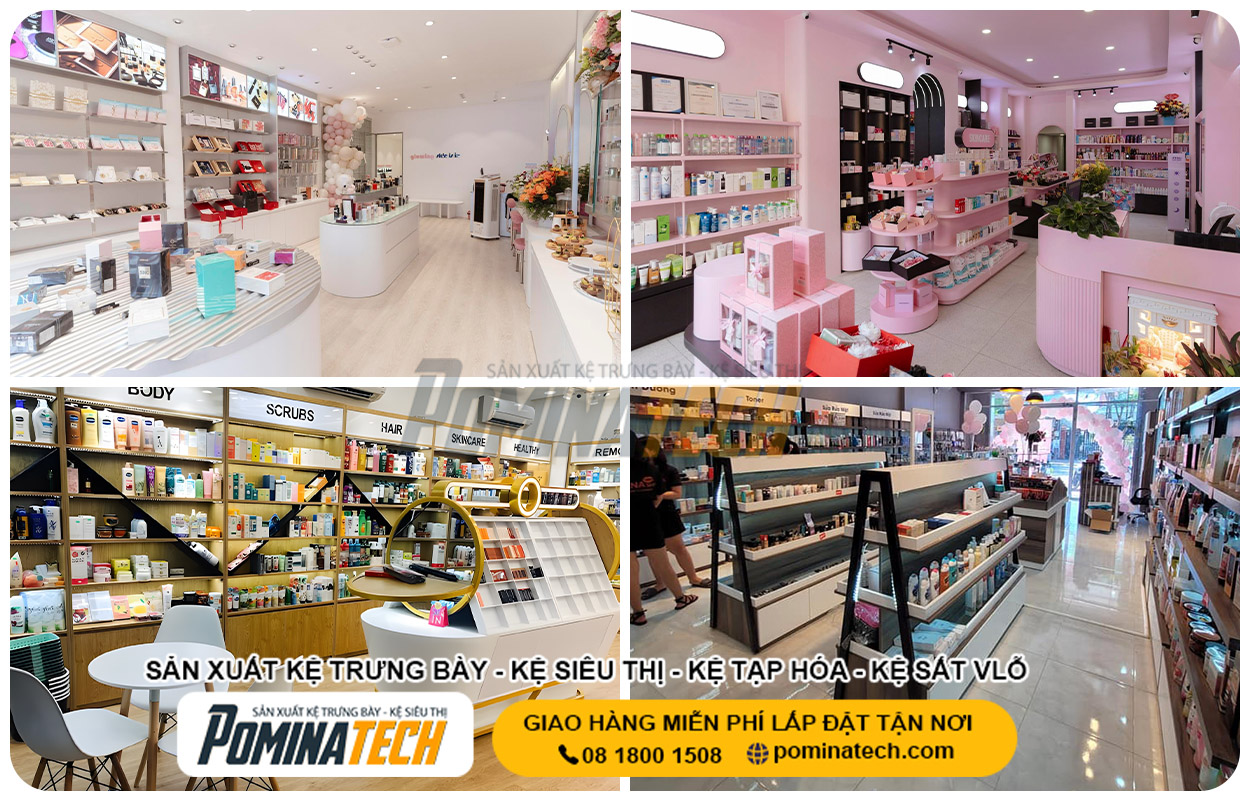 Xưởng Sản Xuất Kệ Trưng Bày Tại P. Bến Tre Vĩnh Long Uy Tín Giá Rẻ