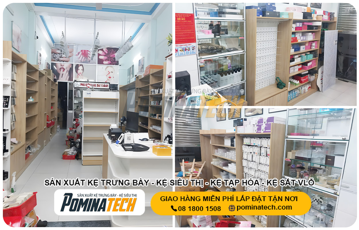 Xưởng Sản Xuất Kệ Trưng Bày Tại P. Bình Tây Tp. HCM Uy Tín Giá Rẻ