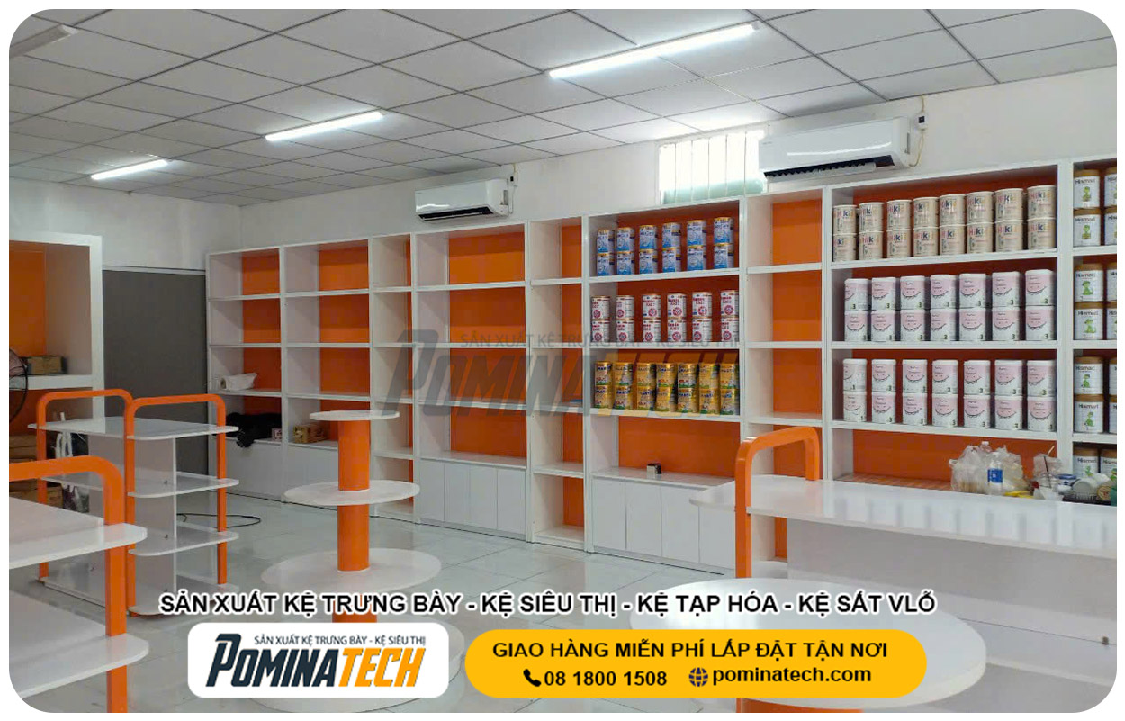 Xưởng Sản Xuất Kệ Trưng Bày Tại P. Bình Trị Đông Tp. HCM Uy Tín Giá Rẻ