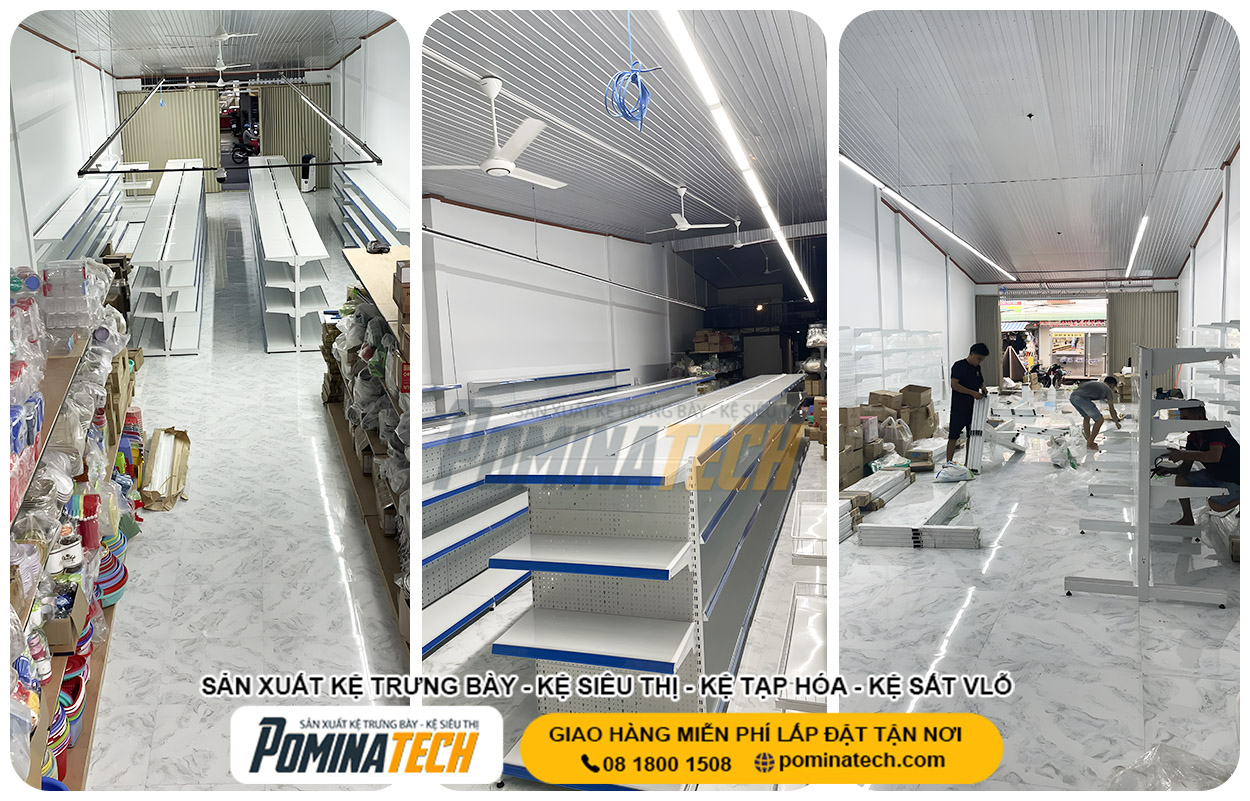 Xưởng Sản Xuất Kệ Trưng Bày Tại P. Bình Trưng Tp. HCM Uy Tín Giá Rẻ