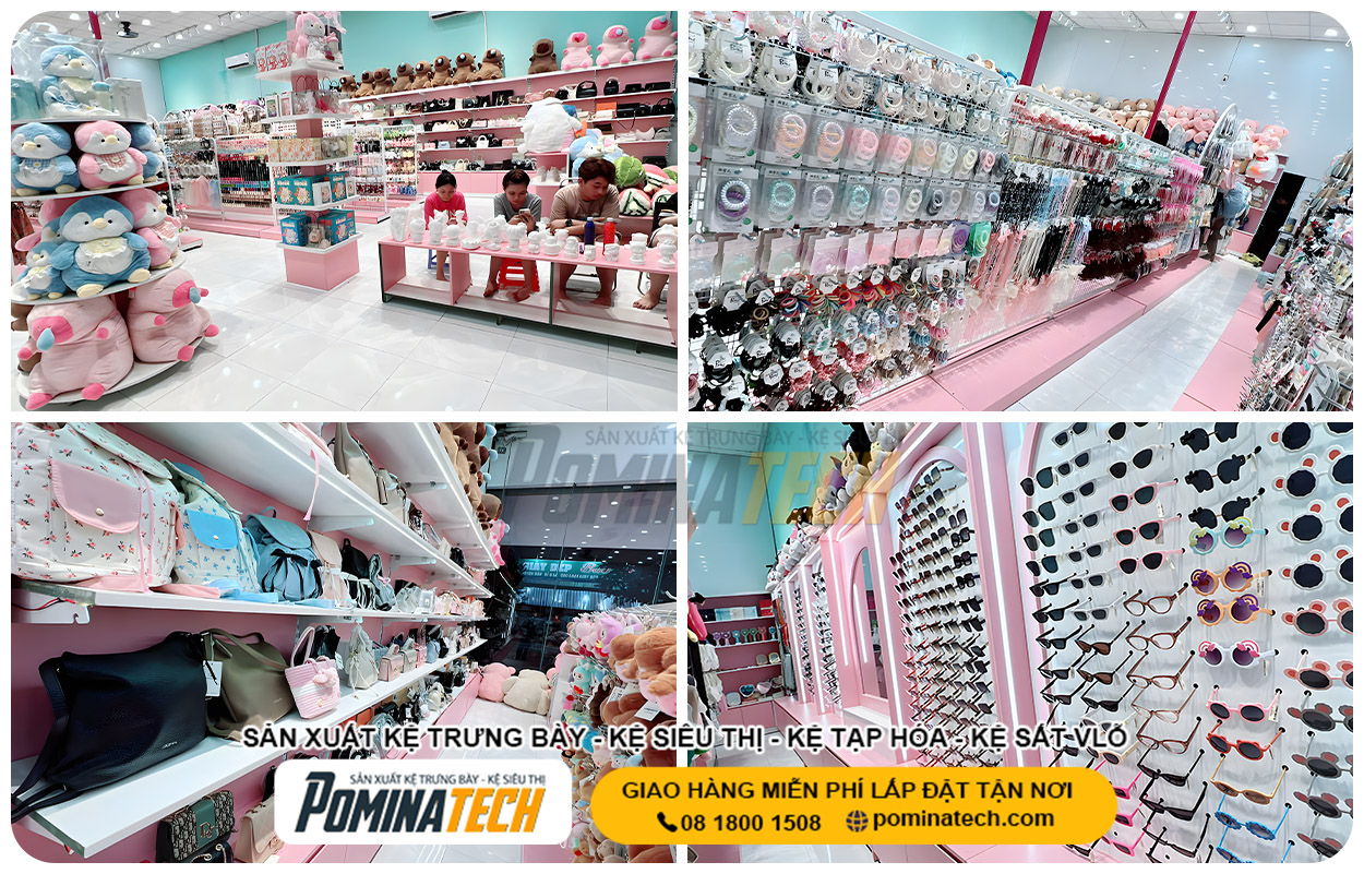 Xưởng Sản Xuất Kệ Trưng Bày Tại P. Gò Vấp Tp. HCM Uy Tín Giá Rẻ