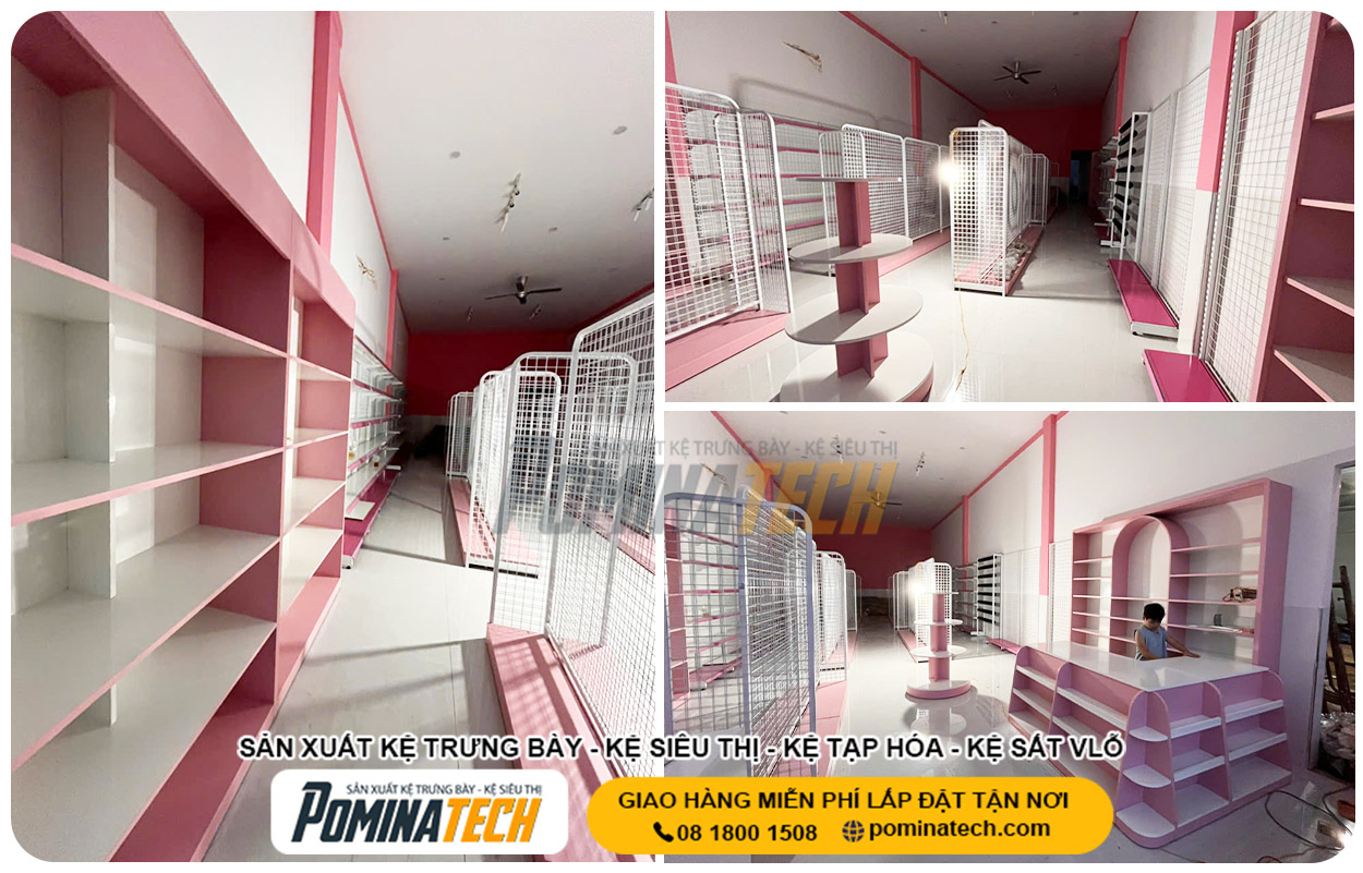 Xưởng Sản Xuất Kệ Trưng Bày Tại P. Lái Thiêu Tp. HCM Uy Tín Giá Rẻ