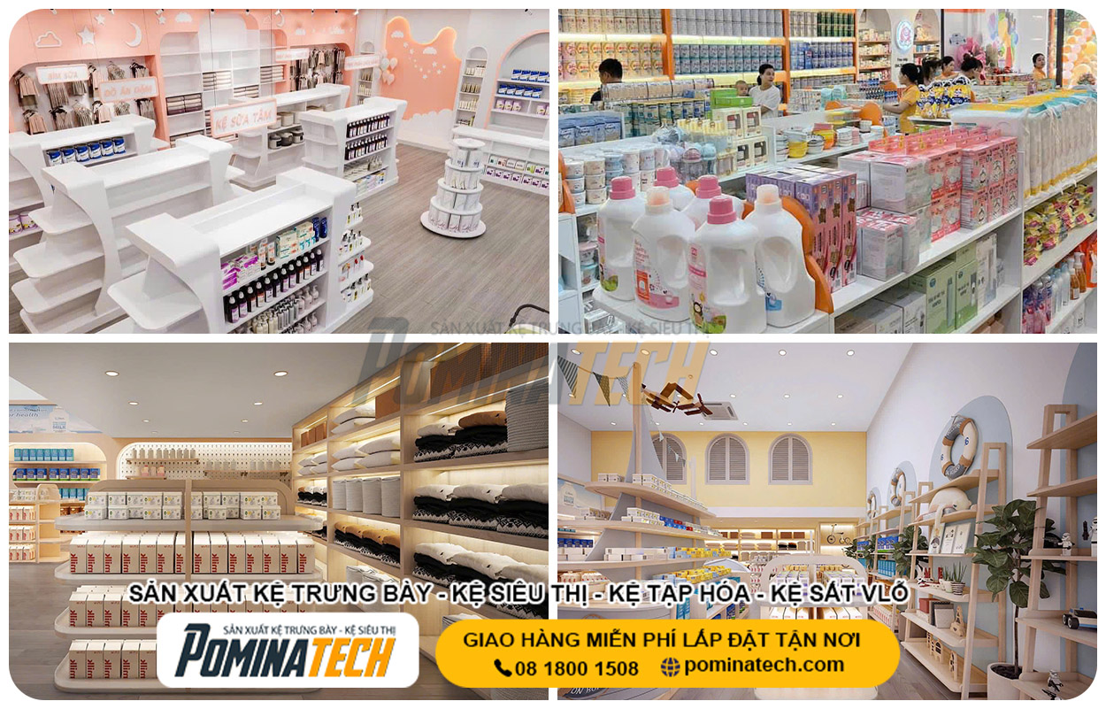 Xưởng Sản Xuất Kệ Trưng Bày Tại P. Mỹ Tho Đồng Tháp Uy Tín Giá Rẻ